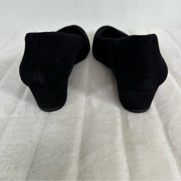 Nurture 🍿 Black Eilena wedge heels Sz 5.5M - Picture 6 of 8